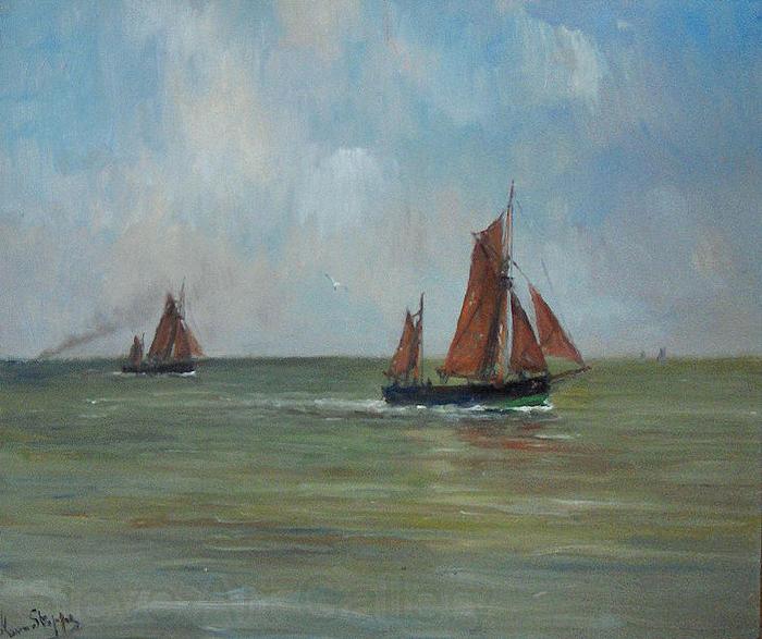 unknow artist North Sea off Ostend Norge oil painting art